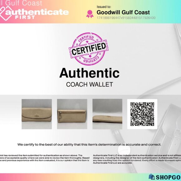 Authentic Coach Soft Croc Embossed Leather Wallet - PRICE IS FIRM - Picture 11 of 11